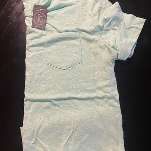 Men’s large, lucky brand light green T-shirt